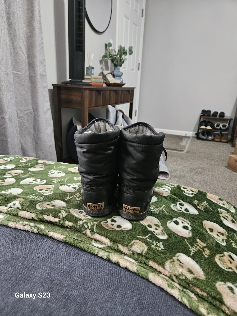 Sorel Winter Boots Women's 8 Black Waterproof Insulated Snow Boots Made in Canad